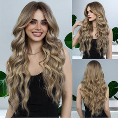 26'' Long Golden Blonde Loose Wave Wig