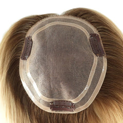 Human Hair 5x5 Topper for Women 20 Inch Straight Hair Pieces