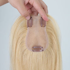 Human Hair Lace Topper for Women Hand-Made Straight Hair Pieces