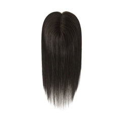Human Hair Topper for Women 12 Inch Straight Hair Pieces