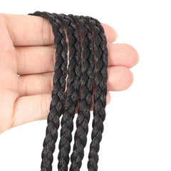 Ultra Long Front Lace Box Braided Straight Wig 36 Inch