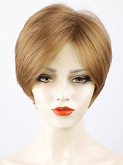 10 inch short blonde human hair wig