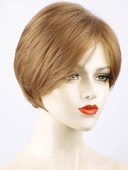 10 inch short blonde human hair wig