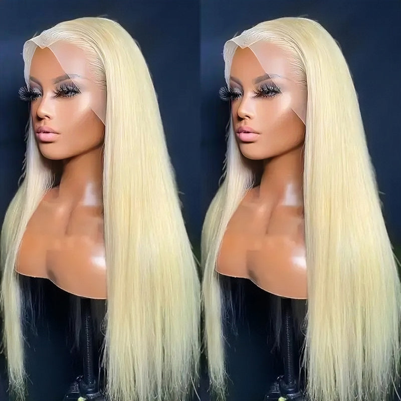 13x4 Lace Front 613 Blonde Straight Virgin Human Hair Wig