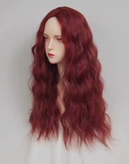 26'' Long Red Lolita Loose Wave Wig