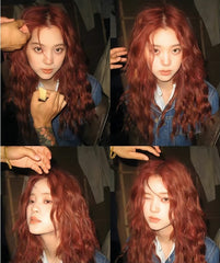 26'' Long Red Lolita Loose Wave Wig