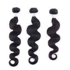 3A Brazilian Real Hair Bundles Body Wave Natural Color
