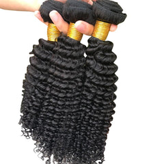 8A Brazilian Virgin Human Hair Extension Afro Kinky Curly Remy Hair