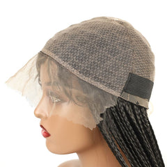 360° Full Lace Box Braided Baby Hair Wig for Black Women