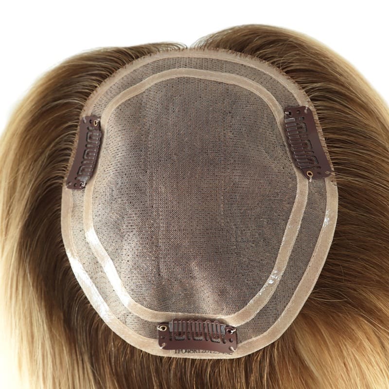 Human Hair 5x5 Topper for Women 20 Inch Straight Hair Pieces