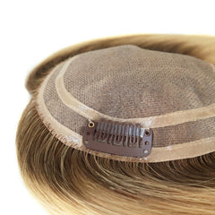 Human Hair 5x5 Topper for Women 20 Inch Straight Hair Pieces