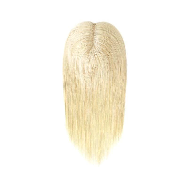 Human Hair Topper for Women 12 Inch Straight Hair Pieces