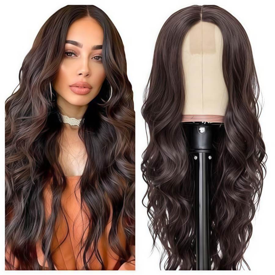 Samll Lace Deep Wave U-Part Wig