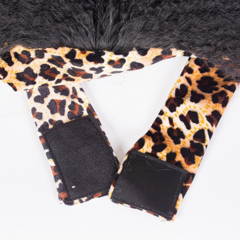 Shoulder Length Black Kinky Straight Headband Wig for Black Women