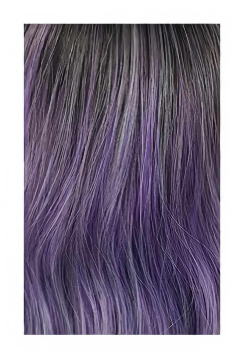 purple front lace wig